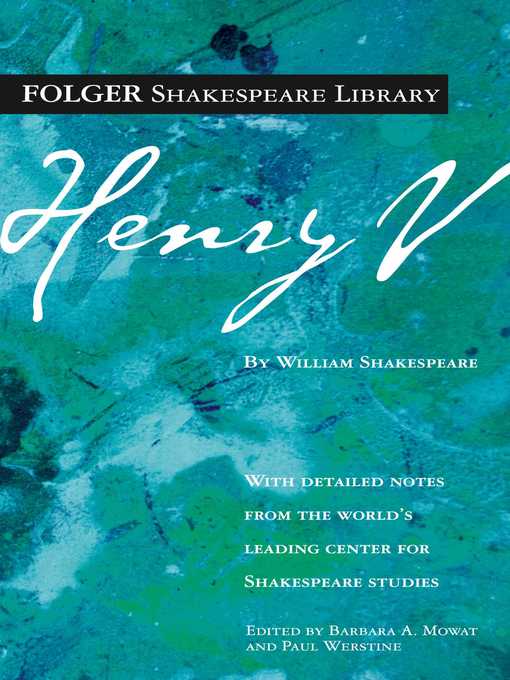 Title details for Henry V by William Shakespeare - Wait list